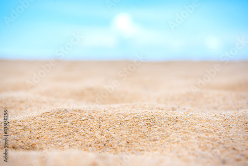 white sand and beautiful tropical beach,Background image for product placement.
