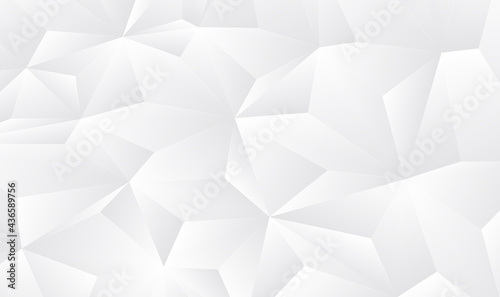 Abstract white gray polygon for background. Abstract Gray background low poly textured triangle shapes in random pattern design. Polygon Abstract Polygonal Geometric Triangle Background. Vector EPS10