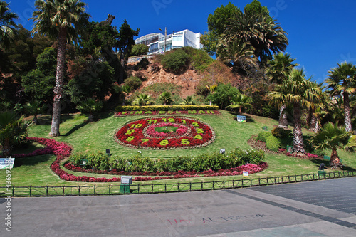 The flower clock in Vina del Mar, Chile