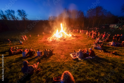 Easter bonfire, festival for children and adults in Weimar, Tiefurt 2019