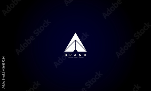 Modern Triangle Logo. Vector & Icon Vector Template