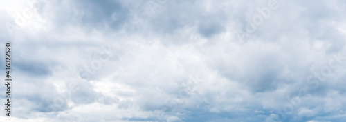 Overcast sky on a stormy day