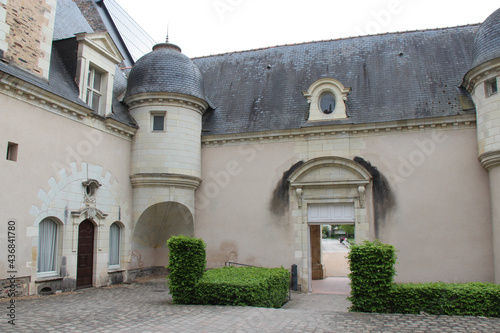 former toussaint abbey in angers (france)