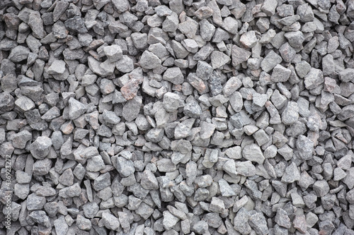 Crushed granite background. Close up.