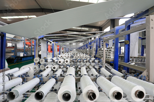 Machinery and equipment of fiber spinning production line, North China