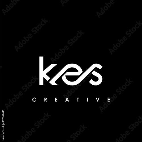 KES Letter Initial Logo Design Template Vector Illustration