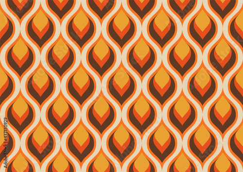 Retro seamless pattern. Trendy colors and texture