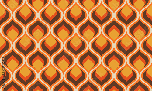 Retro seamless pattern. Trendy colors and texture