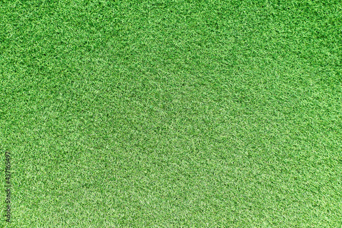 Green grass texture background. Top view of bright grass garden. Lawn for training football pitch, Grass Golf