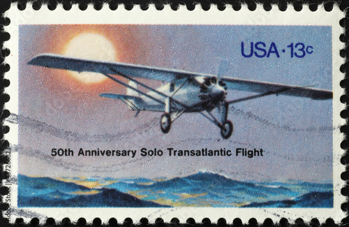 Anniversary of first transatlantic flight celebrated on stamp