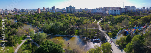 odessa ukraine Victory Park drone panoramic view