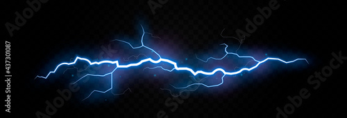 Vector lightning, lightning png, thunderstorm, lighting. Natural phenomenon, light effect. PNG.