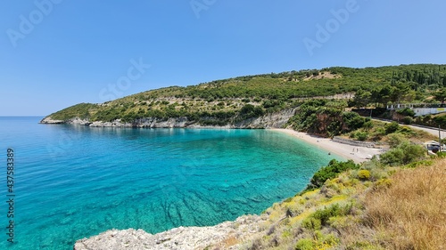 Makris Gialos Beach in zakynthos, greece