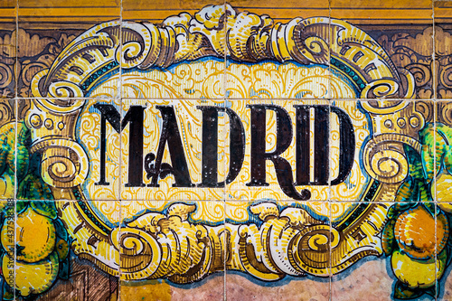 Madrid sign