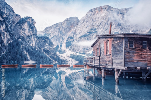 Lago di Braies - Pragser Wildsee, South Tyrol, Italy