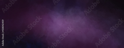 Purple background with old vintage texture, dark blue border with shiny metal center in violet pink, blurred elegant deep royal purple color