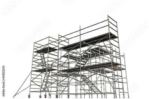 scaffolding isolated on white background