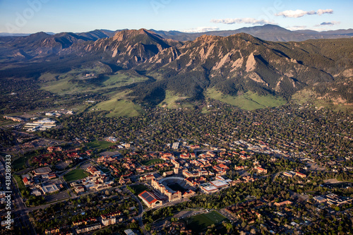 University of Colorado Boulder Campus, Boulder Colorado, Flatirons