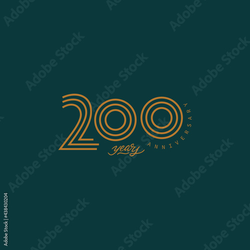 200; illustration; celebration; birthday; tradition; sport; jubilee; congratulation; anniversary; remembered; ans; background; simple; sign; pattern; nature; design; decoration; commemoration; label; 