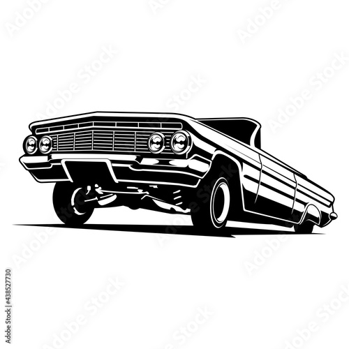 lowrider vector illustration