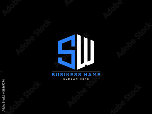 Letter SW Logo, creative sw logo icon vector for business