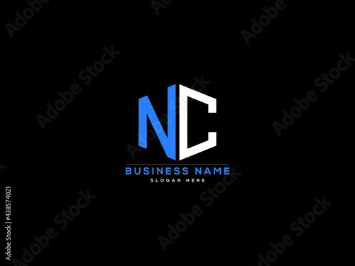 Letter NC Logo, creative nc logo icon vector for business