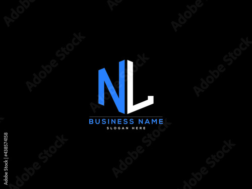 Letter NL Logo, creative nl logo icon vector for business
