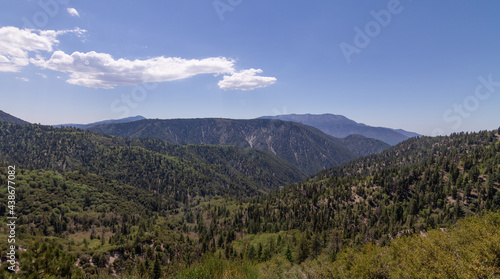 San Bernardino mountains under sunny skies