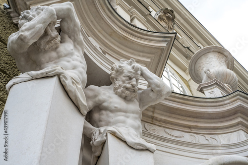 statue of atlas - Festspielhaus Salzburg