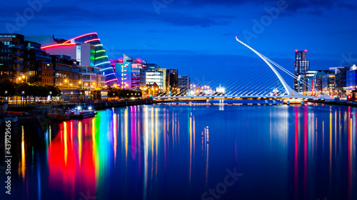 Dublin Port and Financial District 