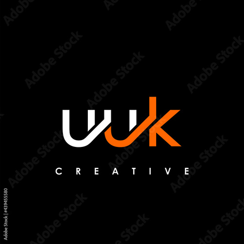 UUK Letter Initial Logo Design Template Vector Illustration