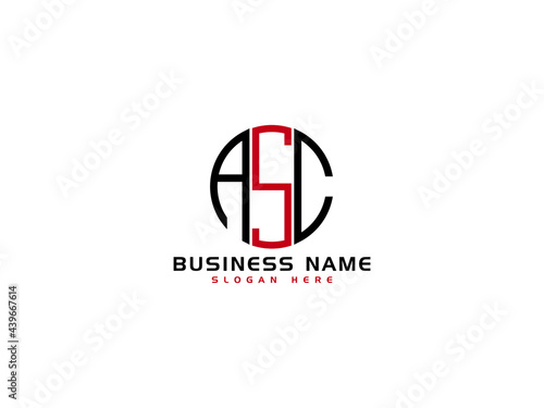 Letter ASC Logo Icon Vector Image Design For All Business
