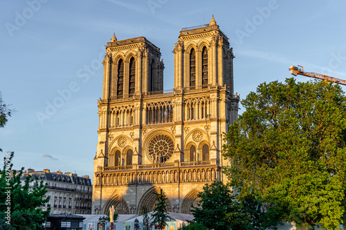 The french cathedral, Note Dame, was consecrated to the Virgin Mary.