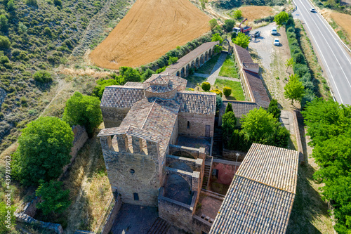 Church of Santa Maria del Priorat in Castellfollit de Riubregos, Anoia Spain.