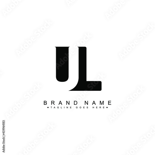 Initial Letter UL Logo - Simple Business Logo