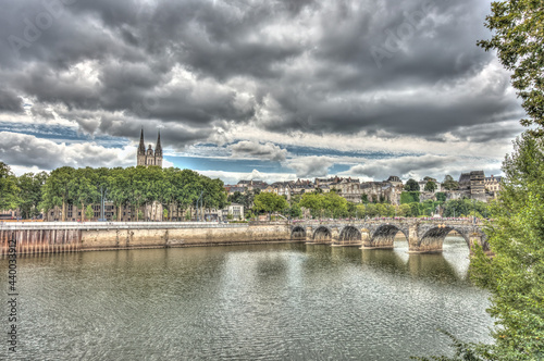 Angers, France, Historical center, HDR Image