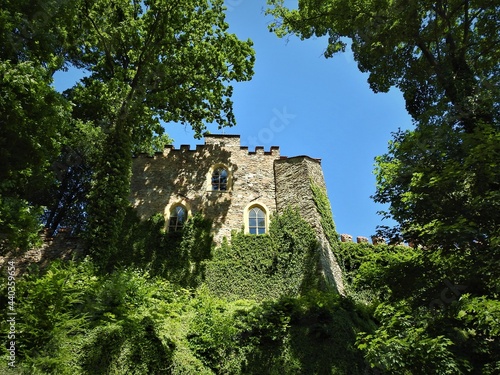 Zamek v miescie Zruc Nad Sazavou, Republika Czeska.
