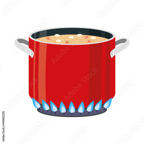 kitchen pot cooking soup