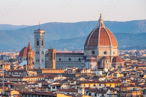 Florence Cathedral in summer, Tuscany, Italy