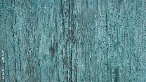 Blue background of the old wooden door