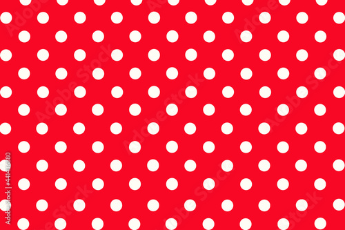 red polka dots background