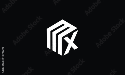 MX and XM M or X Initial Letter Vector Logo Design For Brand