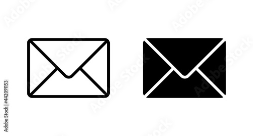 Envelope icon, Mail icon vector for web, computer and mobile app
