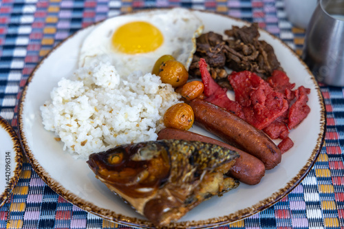 Filipino style breakfast set