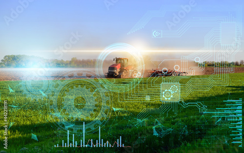 the concept of processing the cultivation of an agricultural field with automated machinery with a tractor based on artificial intelligence. technologies of the future in agriculture