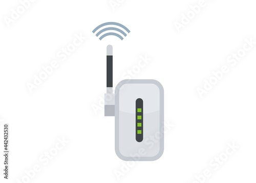 Wi-fi repeater/router simple icon
