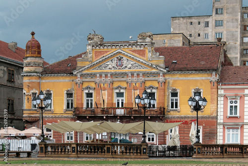 Timisoara, Rumunia, w lecie 2007 r. Stare miasto zaraz po biurzy.