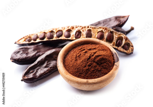 Carob pod and carob powder