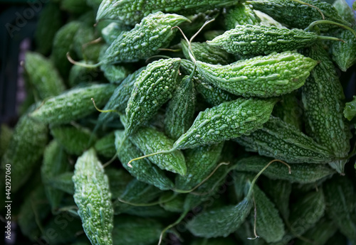 A pile of bitter gourd