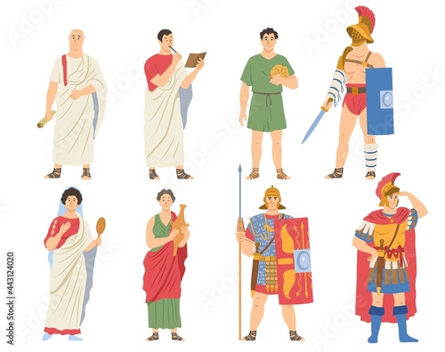 Roman citizens and warriors collection